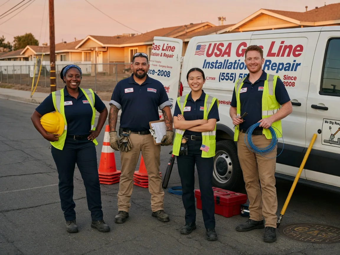 Gas Line Installation company in Secor, IL